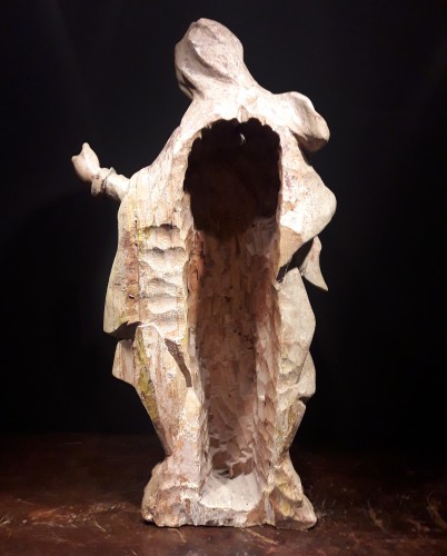 Sculpture Sculpture en Bois - Madonne en bois sculpté du XVIe siècle